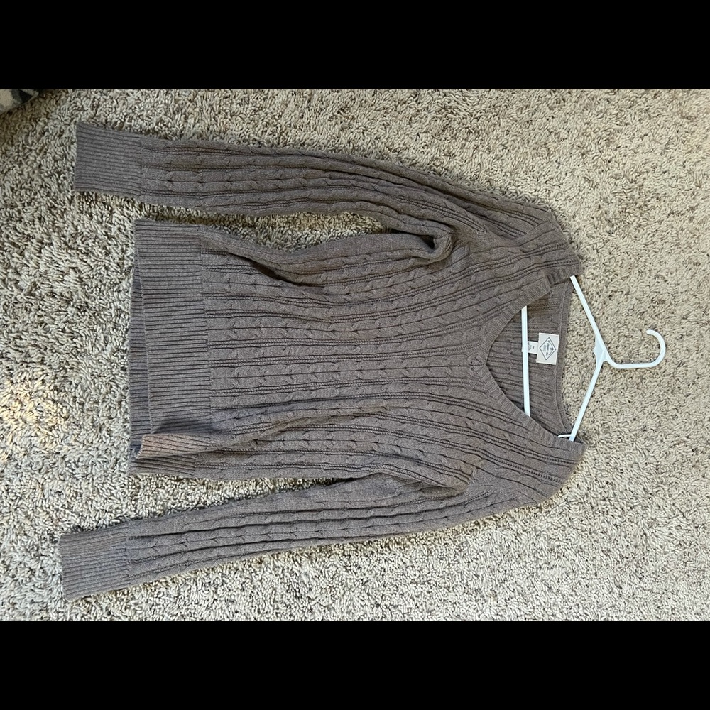 St. John’s bay grey knit sweater
